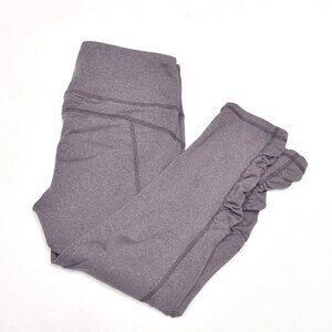 Tec Gear Activewear Grey Leggings Size Small Capri Pant